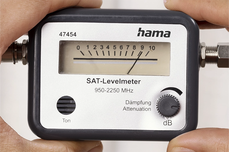 SAT-Levelmeter von Hama.